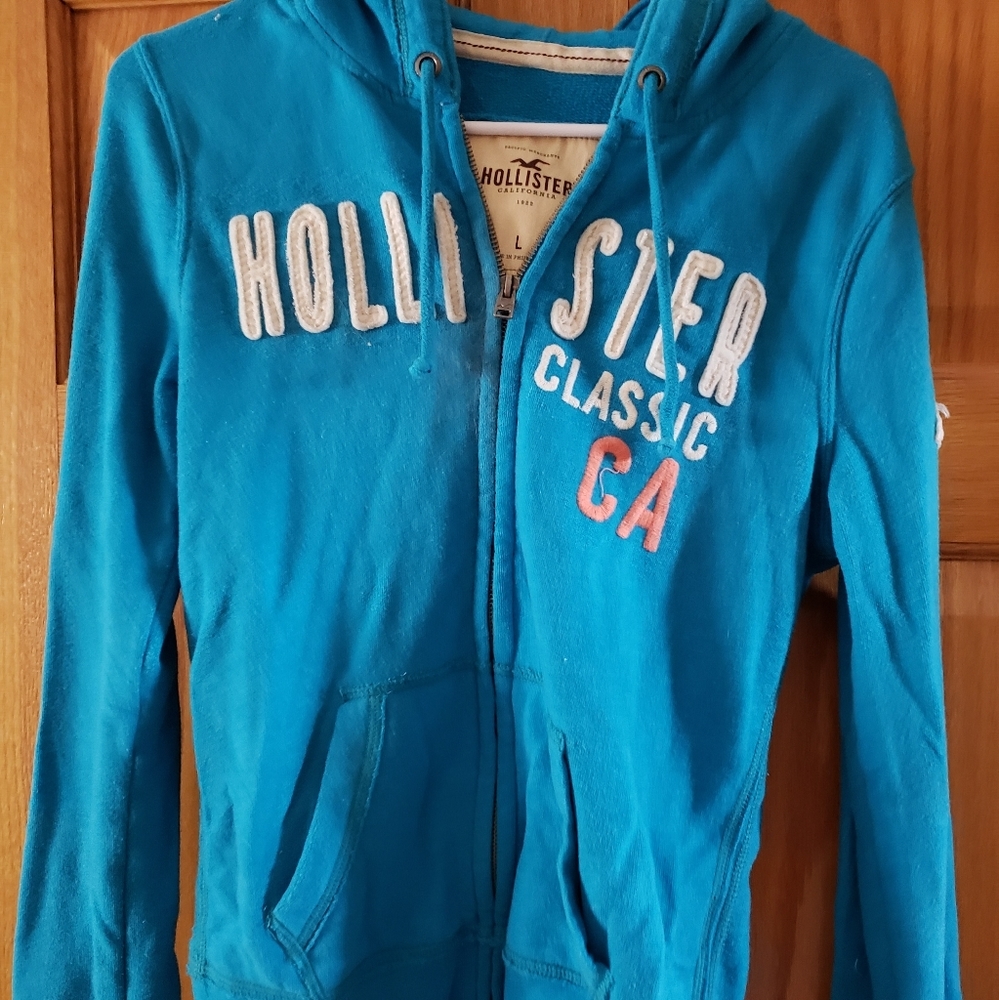 Hollister full zip hoodie